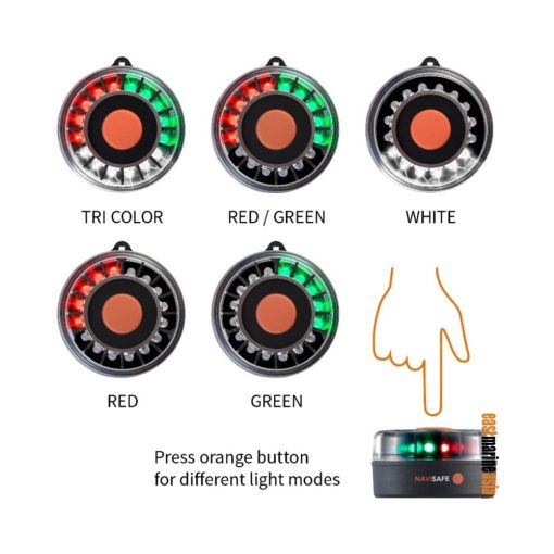 Navisafe Navilight Tricolor Navigation Light with Suction Cup - Image 2