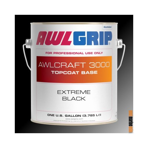 Awlcraft 3000 High Gloss Acrylic Urethane Topcoat - Extreme Black